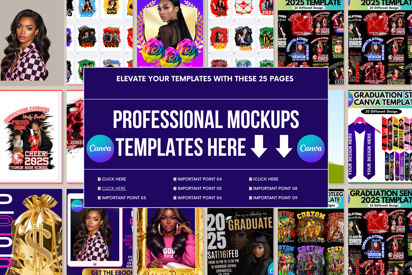 💻PROFESSIONAL DIGITAL BUNDLE MOCKUP 25 PAGES