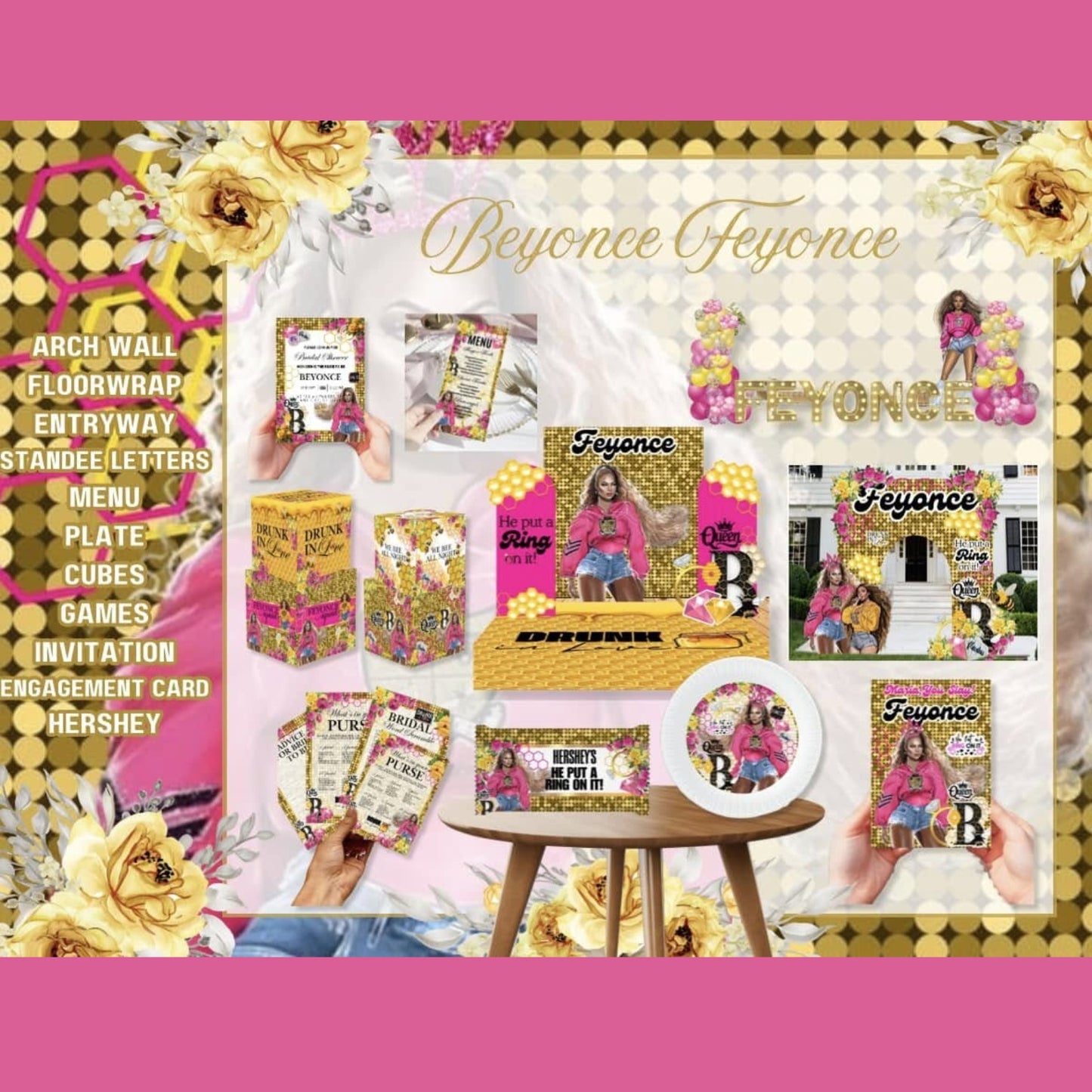 🍼Lux Baby Shower Templates Bundle with 15 different Themes
