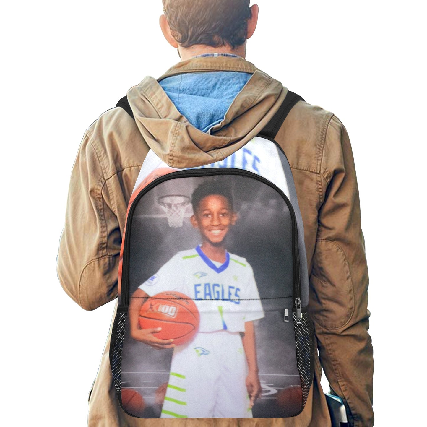 Customized Fabric Backpack |Mesh Fabric Backpack|Kustum Dezines by Dee