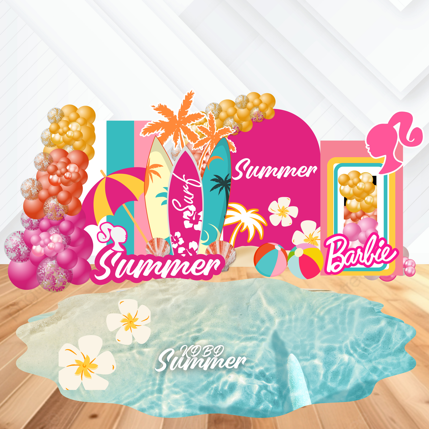 🎀✨A Barbie Dream Birthday: Editable Luxury Templates Meets Playful Summer Glam