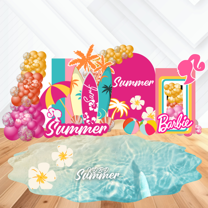 🎀✨A Barbie Dream Birthday: Editable Luxury Templates Meets Playful Summer Glam