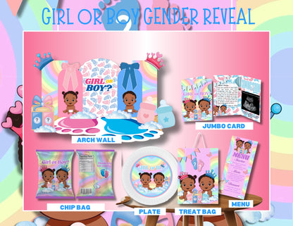 🍼Lux Baby Shower Templates Bundle with 10+ different Themes