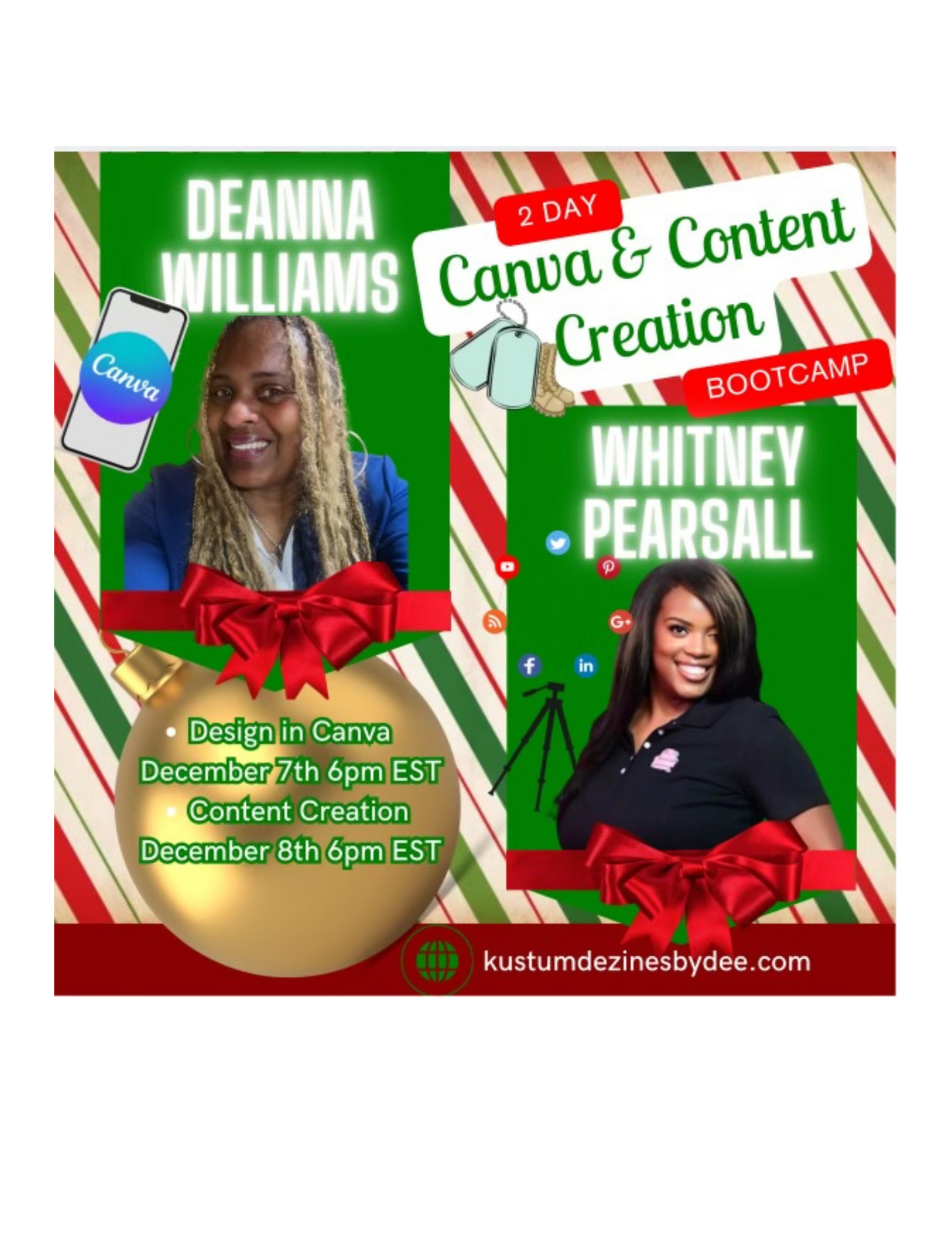 Canva Content Creation Summit Design | Kustum Dezines by Dee