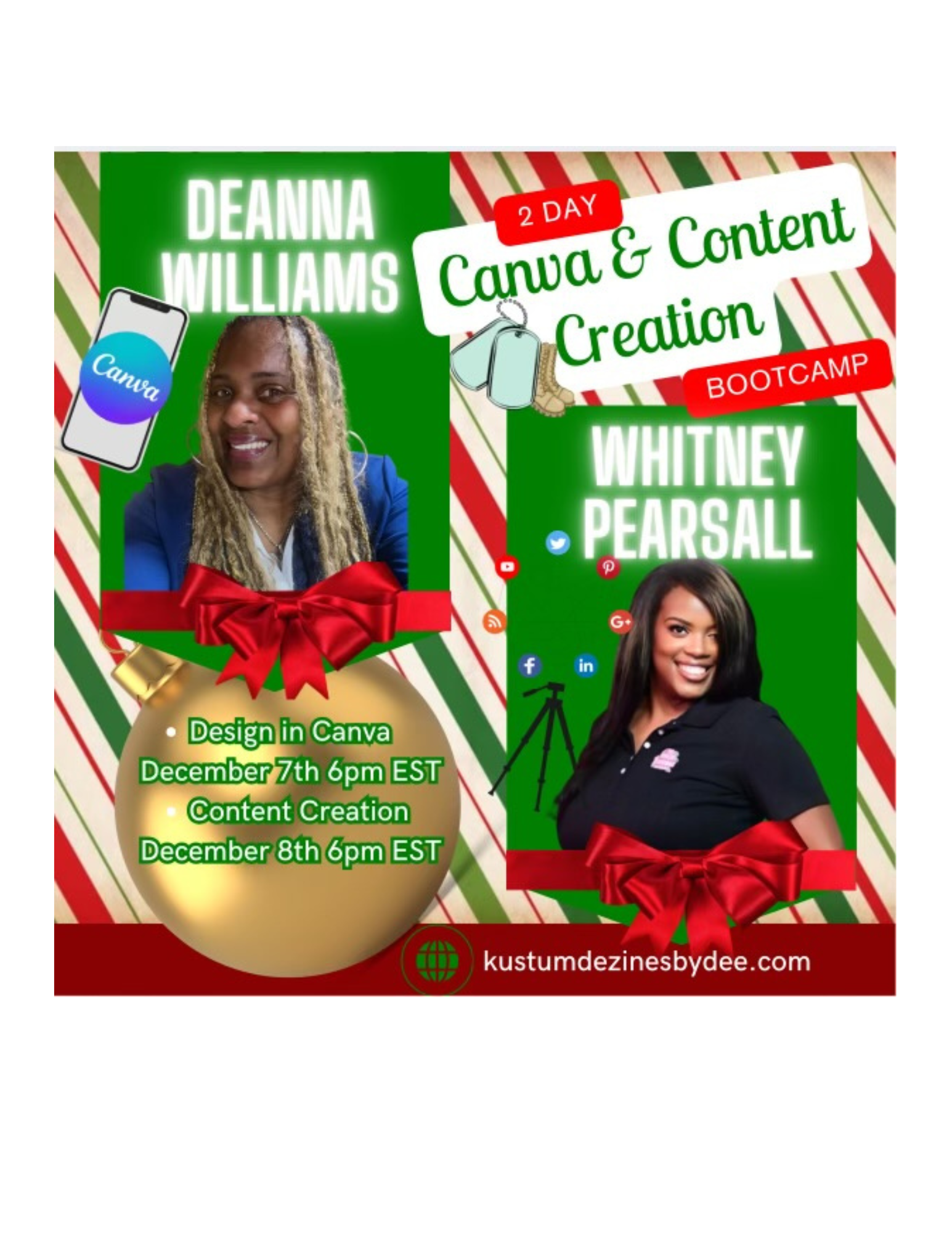 Canva Content Creation Summit Design | Kustum Dezines by Dee