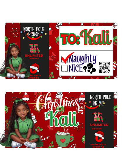 Editable Christmas Gift Box Templates