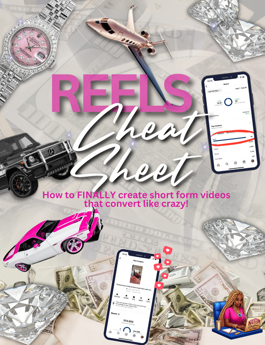 Create Reels using short form videos Cheat Sheet