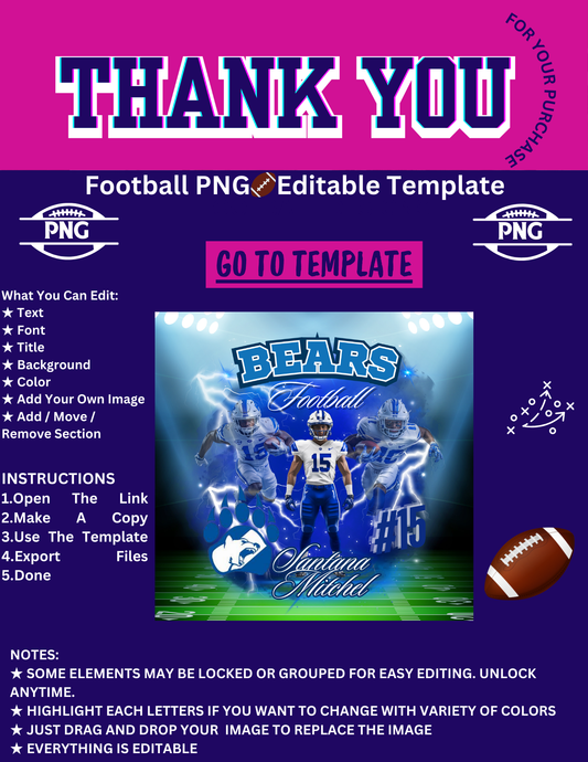 Freebie Friday Football Editable Design For T-Shirts, Tumblers and More