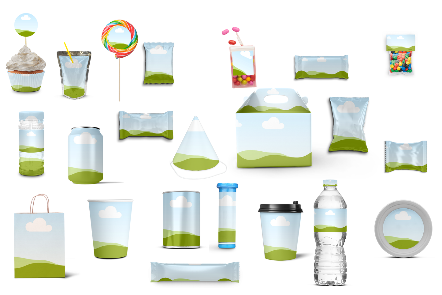 🎉 200+ Editable Canva Party Favor Templates Bundle | Printable Party Favor Templates