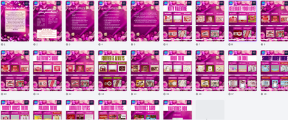 🌹Grab our Valentines/Bridal Shower Luxury Bundle Templates