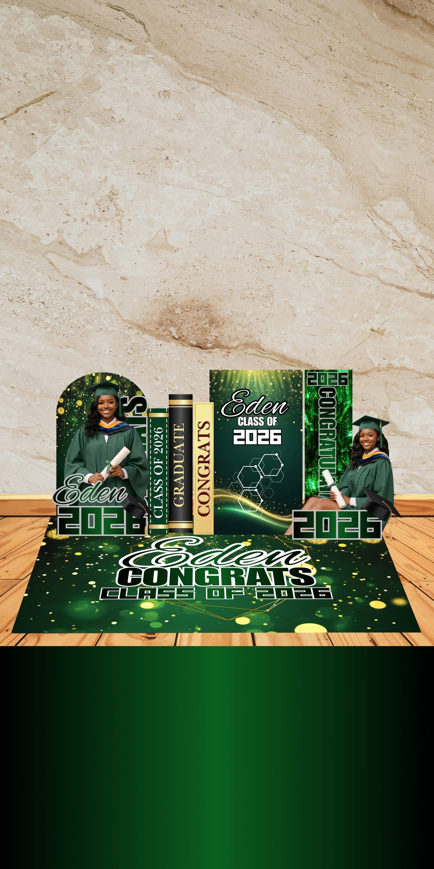 KUSTUM GRADUATION MEGA BUNDLE WITH VIDEO TUTORIAL