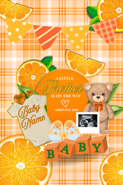 🍼Lux Baby Shower Cards Bundle Editable Templates