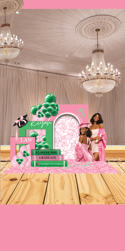 🎓✨Graduation Arch Wall and Jumbo Card