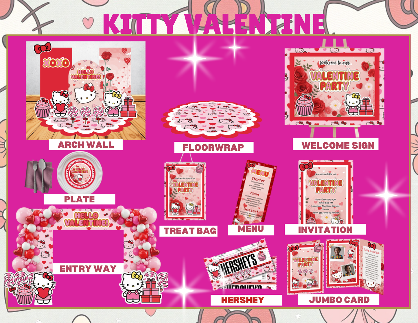 🌹Grab our Valentines/Bridal Shower Luxury Bundle Templates